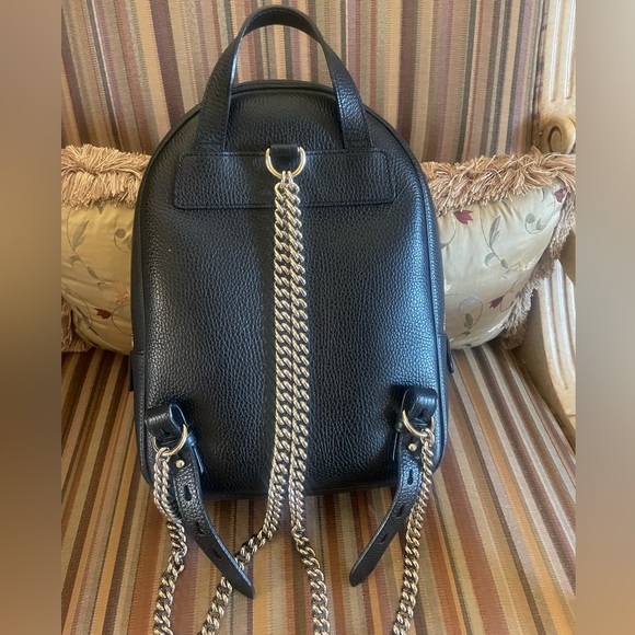 Gucci Soho Backpack Black Gold Chains - Picture 4 of 6